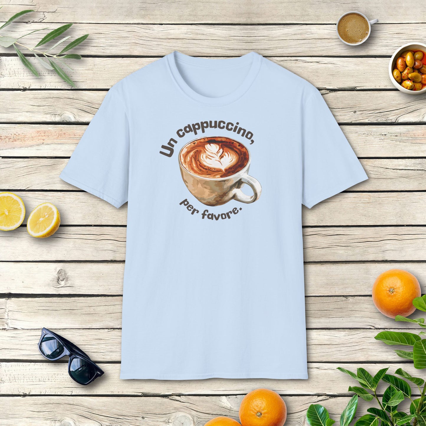 Un cappuccino, per favore - T-Shirt