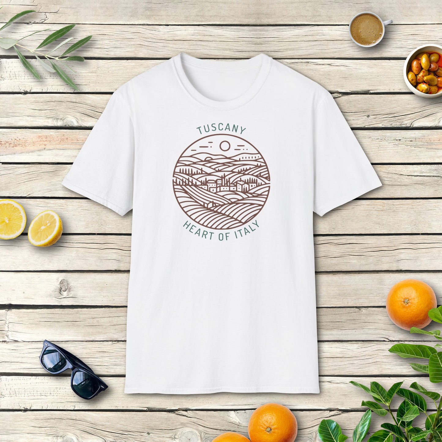 Tuscany - Heart of Italy - T-Shirt