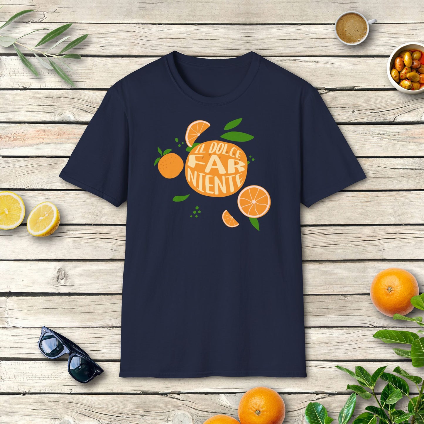 Dolce far niente (Orangen) - T-Shirt